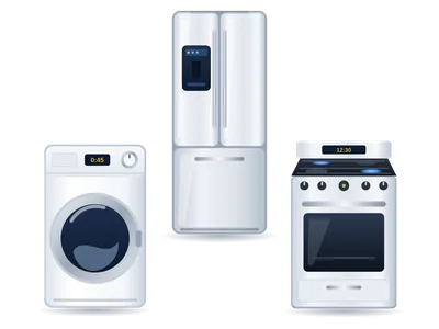 Refrigerador, lavadora y estufa reparados por CAMX